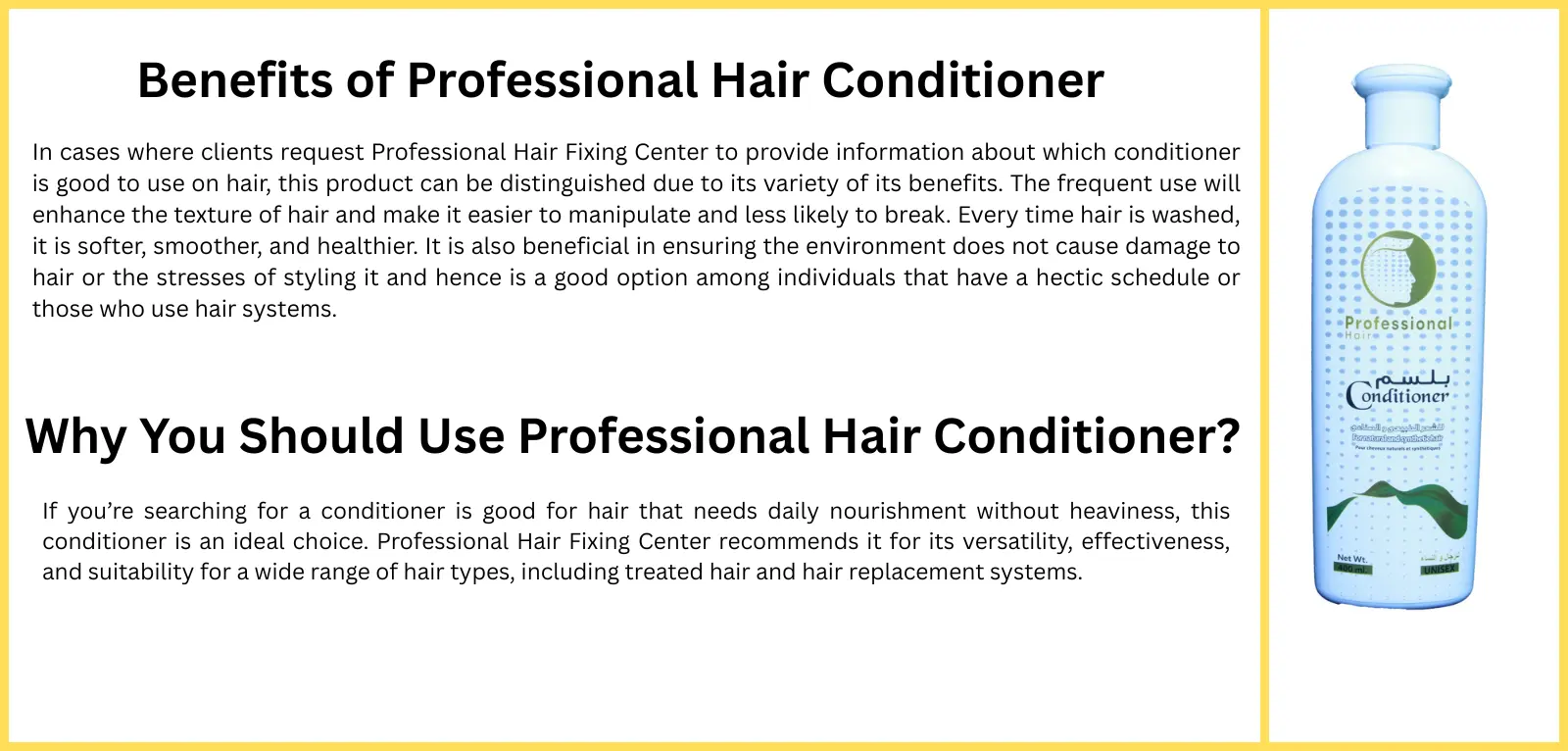 Benefits of Professional Hair Conditioner