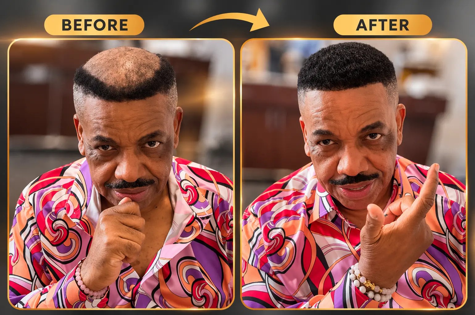 After Before Result