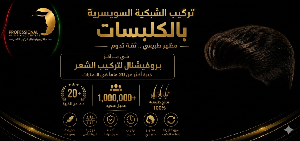 تركيب الشبكية السويسرية بالكلبسات