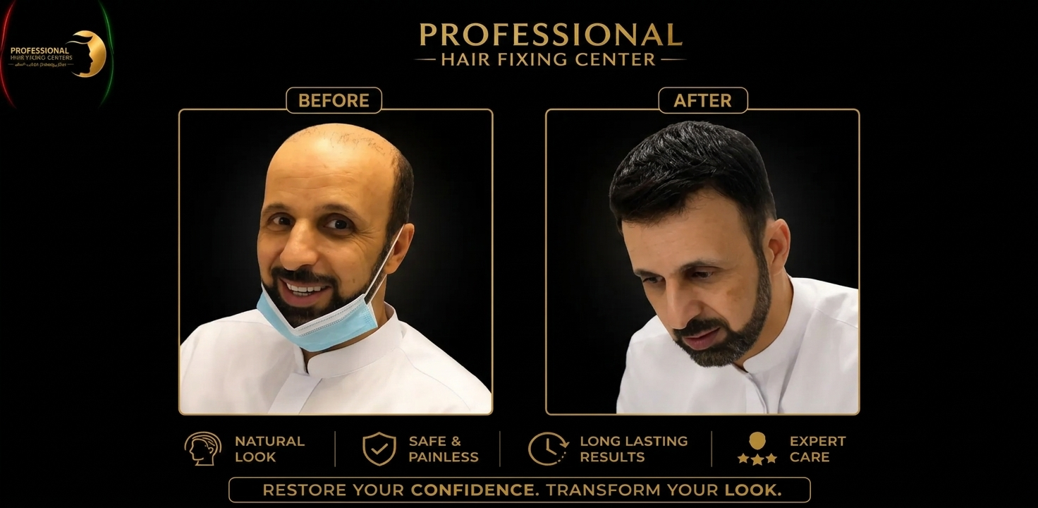 Hair fixing in abu Dhabi Corniche