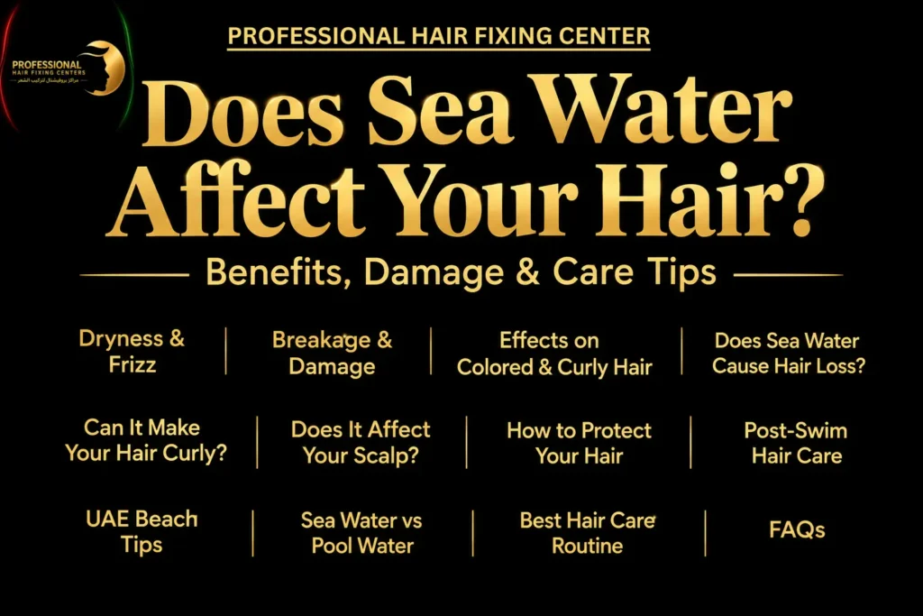 Does Sea Water Affect Your Hair